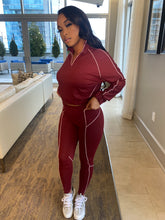 Load image into Gallery viewer, Burgundy Tracksuit